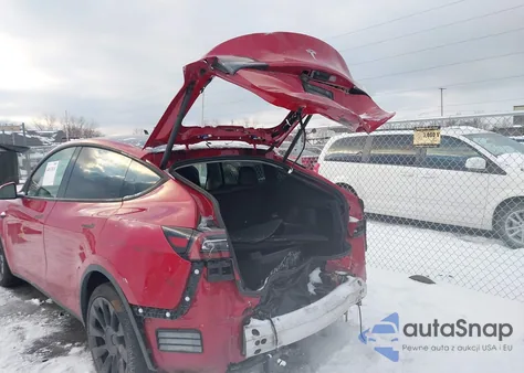 2022 Tesla Model Y Long Range Dual Motor All-Wheel Drive из США, поврежденный, VIN 7SAYGDEEXNF364397